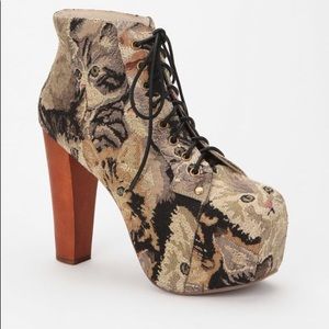 Jeffrey Campbell Cat Tapestry Lita Platforms